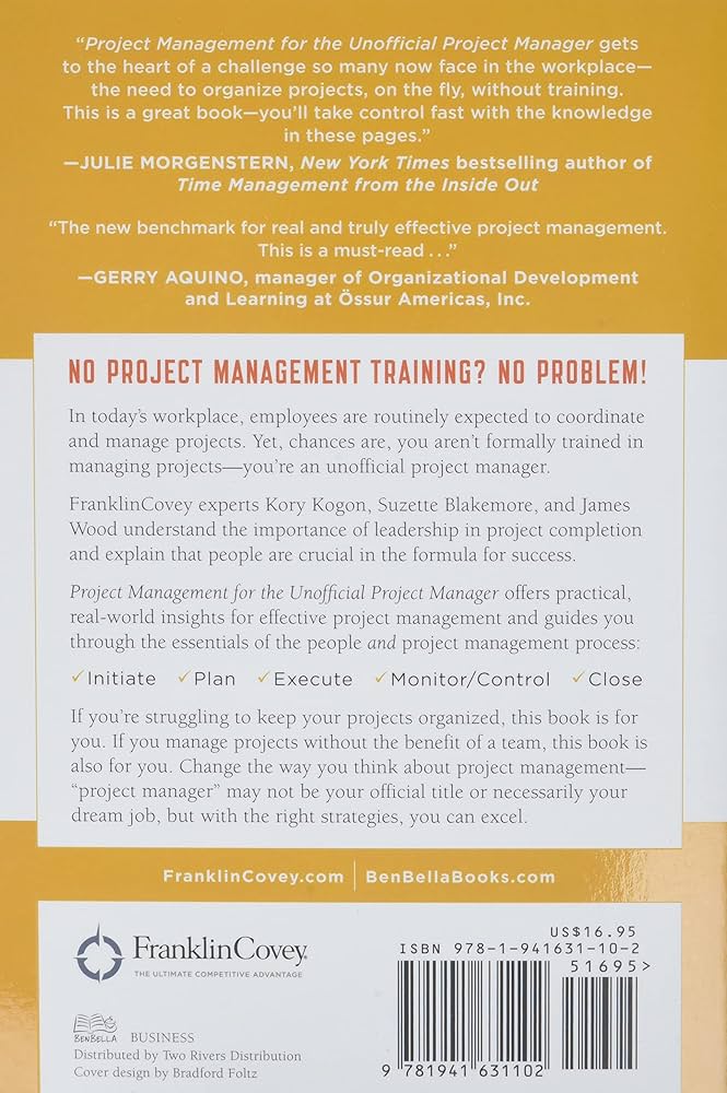 Amazon.com: Project Management for the Unofficial Project